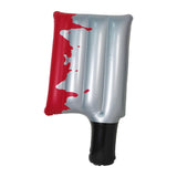Maxbell Inflatable Halloween Knife Prop Scary Horror Prank Prop for Cosplay Supplies Square