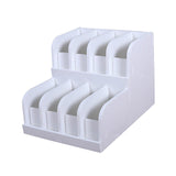 Maxbell Belt Organizer 2 Tiered Sleek Multi Compartments for Shop Dressing Room Dorm 8 Grids