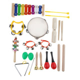 Maxbell 11 Kinds Musical Instruments Set Preschool Learning Educational Toys for Boys&Girls - Aladdin Shoppers