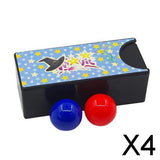 Maxbell 4xBox Turning The Red Ball Into The Blue Ball Magic Mystery Box Gimmick Props