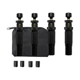 Maxbell 4Pcs Adjustable Automatic Tire Deflation Valves Screw on Tyre Air Down Tools