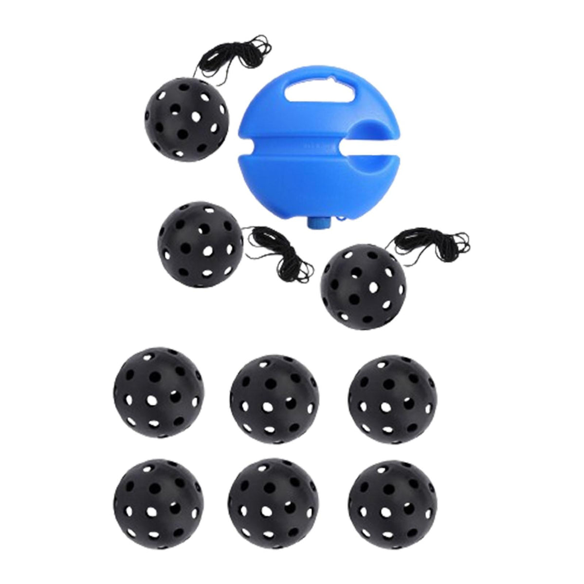 Maxbell Pickleball Trainer Practical Pickleball Training for Sports Exercise Outdoor Black Ball
