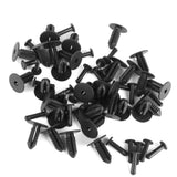 Maxbell 11x30pc Black Nylon Rivet Push-Type Trim Clip for GM Honda Benz Nissan Ford B29