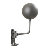 Maxbell Motorcycle Helmet Holder Metal with Hooks for Bedroom Clothes Shop Home Gray
