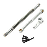 Maxbell Steering Rod Tie Links Metal Steering Rod for 1:12 Scale RC Hobby Car Trucks silver