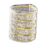 Maxbell Rotating Jewelry Box Rings Earring Necklace Holder for Rings Hair Ties Home