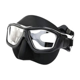 Maxbell Diving Mask Comfortable Snorkeling Gear for Underwater Spearfishing Swimming Black