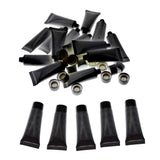 Maxbell Maxbell 10ml 20pcs Empty Plastic Tubes Bottles for Lotion as described black 10ml