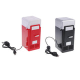 Maxbell Portable 5V USB LED Fridge Heat and Cool Dual Use Refrigerator Black + Red