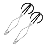 Maxbell 2Pcs Scissor Tongs 10 inch Heavy Duty Barbecue Tongs for BBQ Grilling Picnic