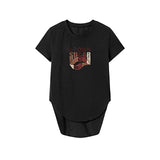 Maxbell Maxbell Womens T Shirt Summer Breathable Soft Crew Neck Shirt for Work Vacation Trip M
