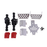 Front & Rear Axle Housing + Diff Cover + Chassis Skid Plate for Traxxas TRX4 - Aladdin Shoppers