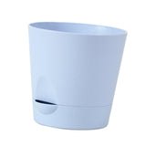 Maxbell Self Watering Pot Decorative Flowerpot for Household Living Room Houseplants Blue
