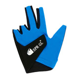Maxbell Open Pool Cue Glove Left Hand Portable Snooker Accessories Snooker Cue Glove Blue