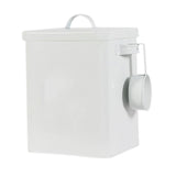 Maxbell Dog Cat Food Storage Container Pet Food Dispenser for Outdoor Hiking Camping White