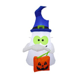 Maxbell Halloween Inflatables Ghost Blow up Pumpkin Handbag for Festival Indoor Yard