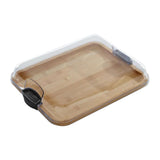 Maxbell Cheese Board Food Serving Tray Multipurpose Bread Board for Fruit Meat Bread Single Slot