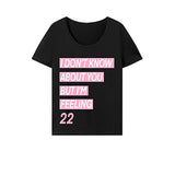 Maxbell Maxbell T Shirt for Women Summer Neck Tee for Backpacking Street Office L Black