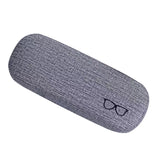Maxbell Eyeglasses Case Concise Fits Most Glasses Box Large Case for Glasses Eyewear grey