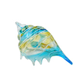 Maxbell Glass Conch Figurine Housewarming Gift Art Ornament for Bedroom Table Office