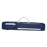 Maxbell Billiards Pool Case 1/2 Jointed Cue Cases Protector Billiard Rod Storage Bag Blue