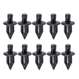 Maxbell 3xBumper Card Panel Black Fasteners Mounting Clips Push-Type Suit for for Suzuki
