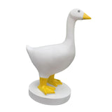 Maxbell Goose Statue Gifts Decorative Magnetic Goose Key Holder for Key Storage Desk Yellow