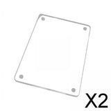 Maxbell 2xLabel Holders name Card Flat Mini Label Shelf for Wedding Hotel Hotels 5.5cmx8.2cm