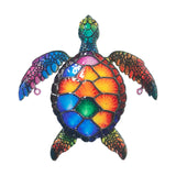 Maxbell Sea Turtle Wall Decor Yard Outdoor Beach Theme Sign Garden Hanging Sculpture Style A