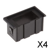 Maxbell 4xABS Plastic Edge Switch Base Module Accessory for Power Charger GM-EP-S0104