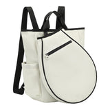 Maxbell Tennis Backpack Waterproof Weekend Overnight Practice Workout Pickleball Bag White
