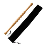 Maxbell Massage Rod Wood Portable Scraping Tool for Arms Muscle Soreness Relief Shoulder Large with storage bag