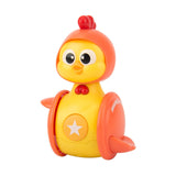 Maxbell Push Baby Toy Educational Ages 1 2 3 Year Old Sound Toy Cute Chicken Tumbler