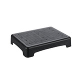 Maxbell Mobility Step Stool Non Slip Outdoor Step Riser for Office Bedroom High Beds Black Bottom Wavy