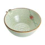 Maxbell Pottery Matcha Bowl Minimalist Classical Gadget Easy to Clean Seasoning Bowl