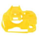 Gel Protective Camera Housing Case Skin Cover for Nikon D5500 D5600 Yellow