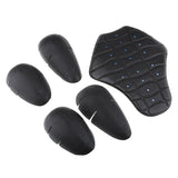 Maxbell Motorcycle Riding Detachable Armor Shoulder & Knee & Back Protection Pads