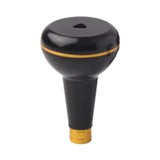 Maxbell Aluminum Alloy Fishing Reel Handle Lightweight Portable Handle Arm Ball Grip Black Gold