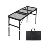 Maxbell Folding Grill Table Compact Folding Picnic Table for Camping Backyard Hiking M