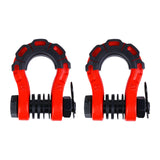 Maxbell 2Pcs D Ring Shackles Off Road Towing Accessories for Off Road Tow Strap