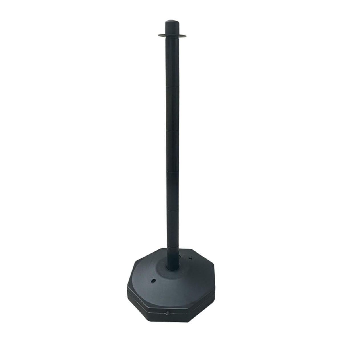 Maxbell 33inch Traffic Post Cone Parking Post with Fillable Base for Traffic Caution Black