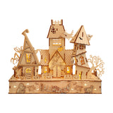 Maxbell Halloween DIY Puzzle House Creative DIY Model Building Kits for Holiday Gift