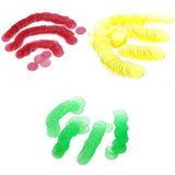 Maxbell 300pcs Set 3 Colors 3/4" Poker Counter Clear Transparent Plastic Bingo Chips