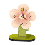 Maxbell Maxbell Desktop Clock Ornament Modern Tabletop Clock for Living Room Desktop Bedroom Pink 20cmx25cm