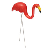Maxbell 4Pcs Red Looking Plastic Flamingo Yard Garden Lawn Art Ornaments Decorations