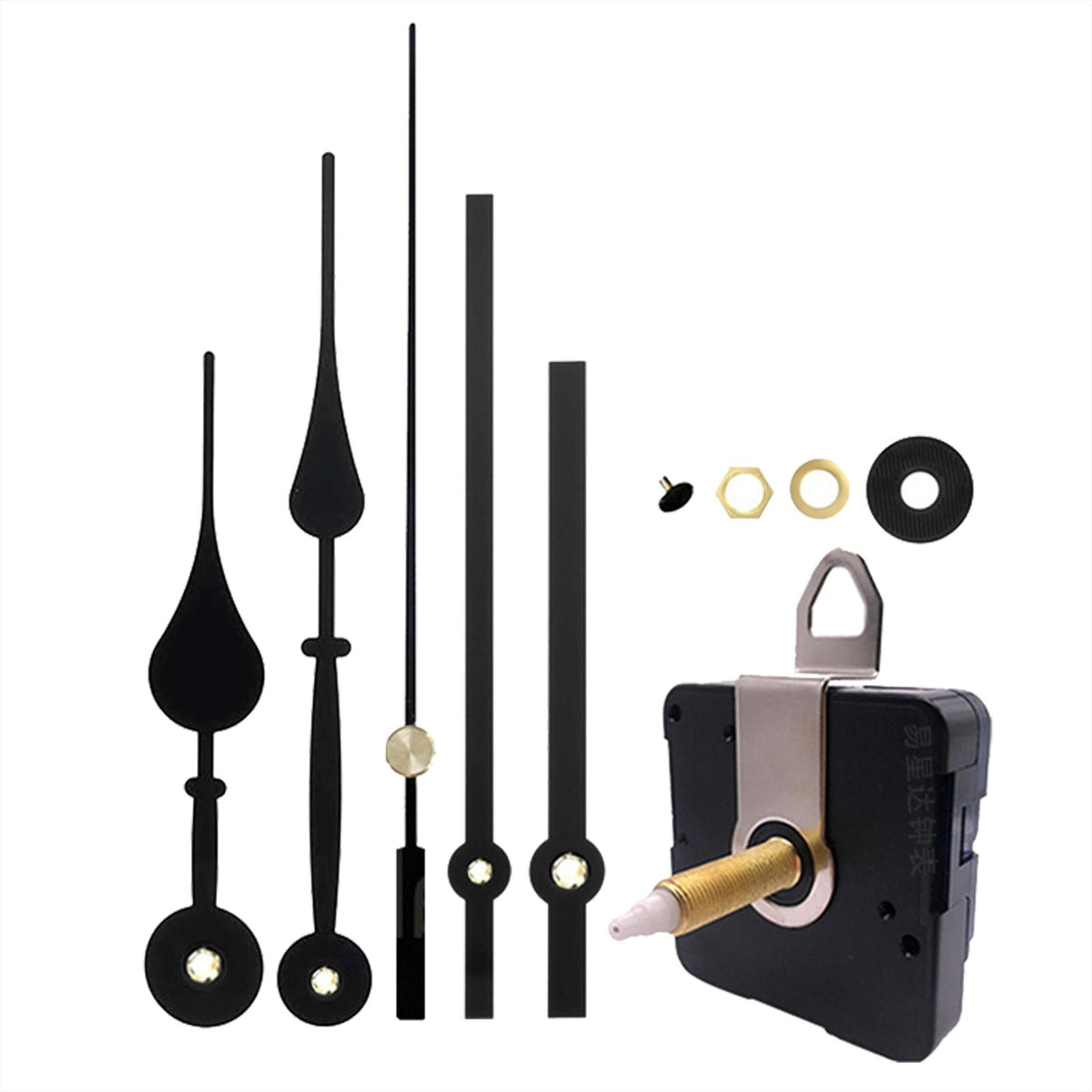 Maxbell Maxbell Clock Mechanism Hands Long Hands Repair Tool Silent Wall Clock Mechanism Set Style A