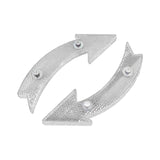 Maxbell 2Pcs Bike Wheel Reflectors Bike Spoke Reflectors for Mountain Bike Road Bike White