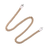 Maxbell 2xBird Perch Stand Pet Supplies Parrot Rope for Finches Parakeet Primary Color XL