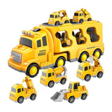 Maxbell Fire Truck Toy Friction Power Vehicles for Party Favors Easter Birthday Gift Yellow