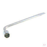 Maxbell 2x 21mm Wheel Lug Nut Wrench Car Truck Brace Tire Hex Key Socket Spanner